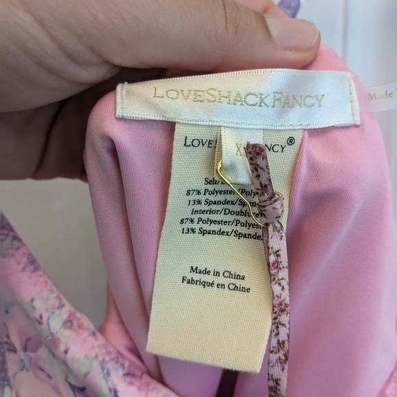 NWT LoveShackFancy Shailee One Piece Swimsuit - Picture 4 of 6